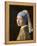 Girl with a Pearl Earring-Johannes Vermeer-Framed Stretched Canvas