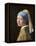 Girl with a Pearl Earring-Johannes Vermeer-Framed Stretched Canvas