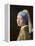 Girl with a Pearl Earring-Johannes Vermeer-Framed Stretched Canvas