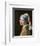 Girl with a Pearl Earring-Johannes Vermeer-Framed Art Print