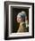 Girl with a Pearl Earring-Johannes Vermeer-Framed Premium Giclee Print