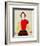 Girl with a Pole (Oil)-Kasimir Malevich-Framed Premium Giclee Print