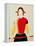 Girl with a Pole (Oil)-Kasimir Malevich-Framed Premier Image Canvas