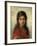 Girl with a Red Shawl-Alexei Alexevich Harlamoff-Framed Giclee Print