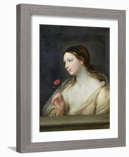 Girl with a Rose-Guido Reni-Framed Giclee Print