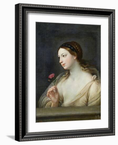 Girl with a Rose-Guido Reni-Framed Giclee Print