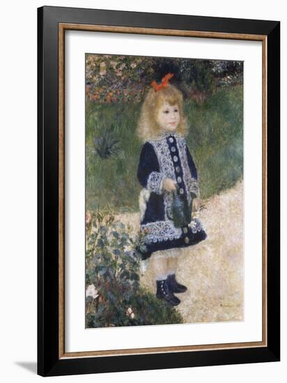 Girl with a Watering Can-Pierre-Auguste Renoir-Framed Giclee Print