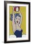 Girl with Ball-Roy Lichtenstein-Framed Art Print