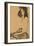 Girl with Black Hair, 1911-Egon Schiele-Framed Giclee Print