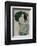 Girl with Blue-Black Hair and Hat, 1911-Egon Schiele-Framed Giclee Print