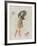 Girl with Boots and Dog-The Vintage Collection-Framed Giclee Print