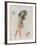 Girl with Boots and Dog-The Vintage Collection-Framed Giclee Print