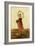 Girl with Bottle Post watercolor-Hector Caffieri-Framed Giclee Print