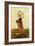 Girl with Bottle Post watercolor-Hector Caffieri-Framed Giclee Print