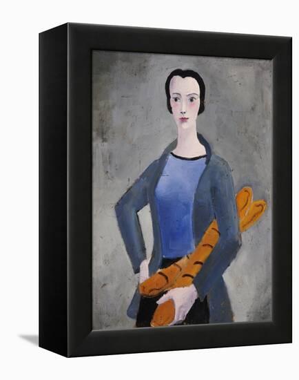 Girl with Bread, 1926-Christopher Wood-Framed Premier Image Canvas