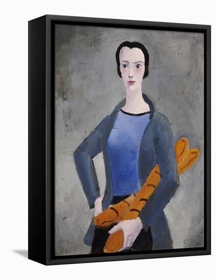 Girl with Bread, 1926-Christopher Wood-Framed Premier Image Canvas