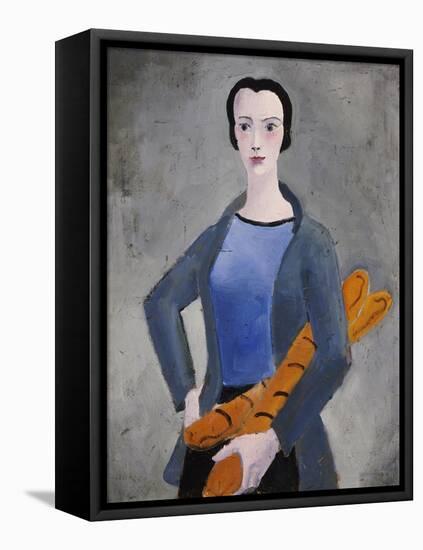 Girl with Bread, 1926-Christopher Wood-Framed Premier Image Canvas