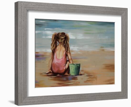 Girl with bucket-Sydney Edmunds-Framed Giclee Print