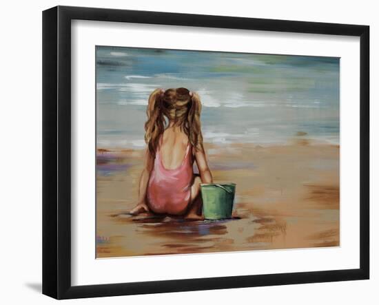 Girl with bucket-Sydney Edmunds-Framed Giclee Print