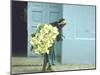 Girl with Calla Lilies-John Dominis-Mounted Photographic Print