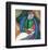 Girl with Cat II-Franz Marc-Framed Art Print