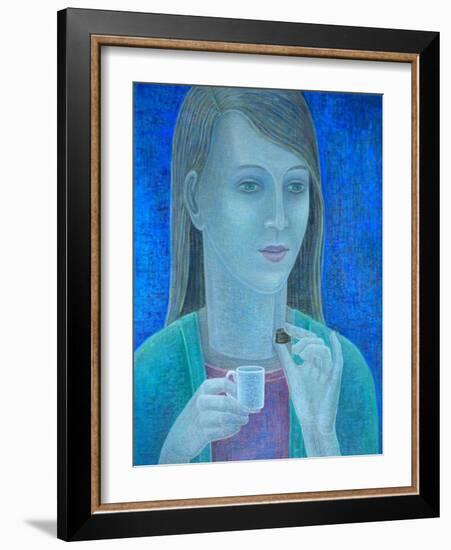 Girl with Chocolate-Ruth Addinall-Framed Giclee Print