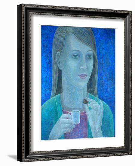 Girl with Chocolate-Ruth Addinall-Framed Giclee Print
