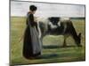 Girl with Cow, 19th Century-Max Liebermann-Mounted Giclee Print