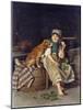 Girl with Dog-Federico Mazzotta-Mounted Giclee Print