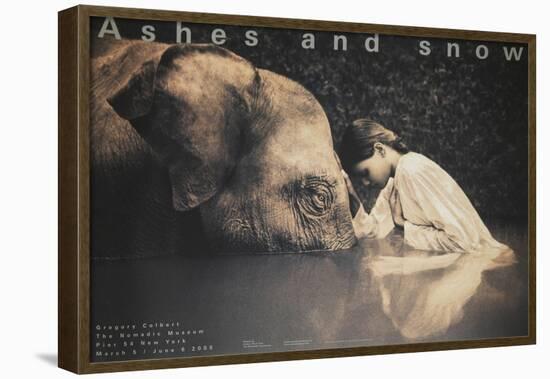 Girl with Elephant-Gregory Colbert-Framed Art Print