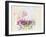 Girl with Florals-artshock-Framed Art Print