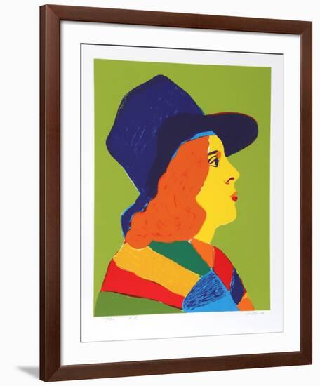 Girl with Hat I-John Grillo-Framed Limited Edition