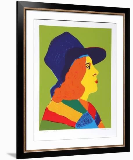 Girl with Hat I-John Grillo-Framed Limited Edition