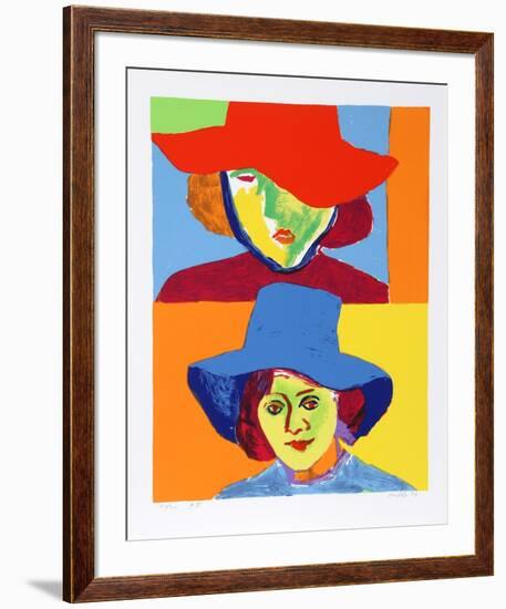 Girl with Hat III-John Grillo-Framed Collectable Print