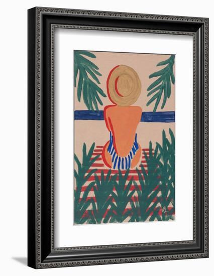 Girl with Hat-Fabian Lavater-Framed Photographic Print