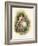 Girl with Her Dog-English School-Framed Giclee Print