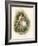 Girl with Her Dog-English School-Framed Giclee Print