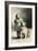 Girl with Mutt-null-Framed Art Print