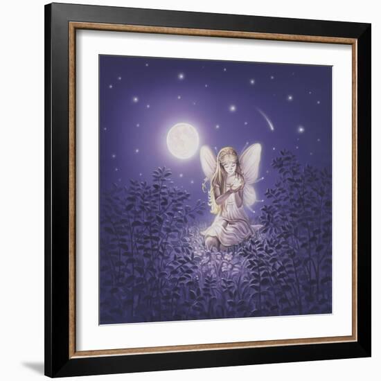 Girl With Night Flower-Kirk Reinert-Framed Giclee Print