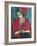 Girl with Peonies-Alexej Von Jawlensky-Framed Giclee Print