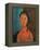 Girl with Pigtails, circa 1918-Amedeo Modigliani-Framed Premier Image Canvas