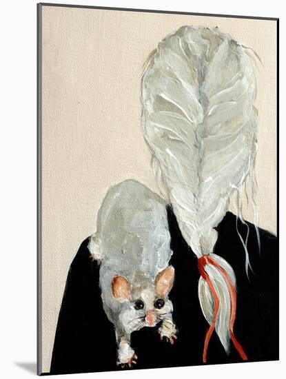 Girl with Possum, 2016, Detail-Susan Adams-Mounted Giclee Print