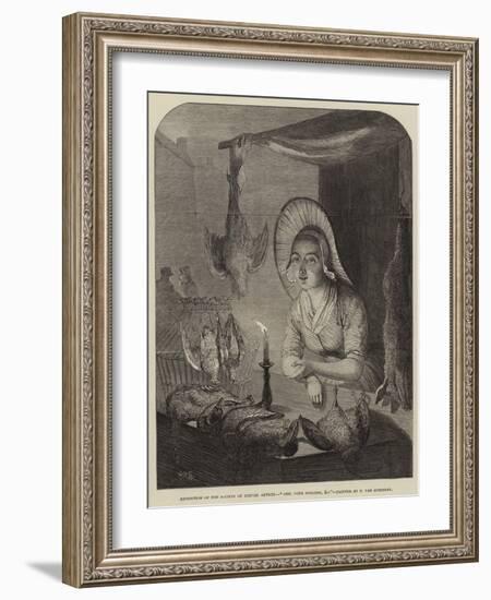 Girl with Poultry, Etc-Petrus van Schendel-Framed Giclee Print