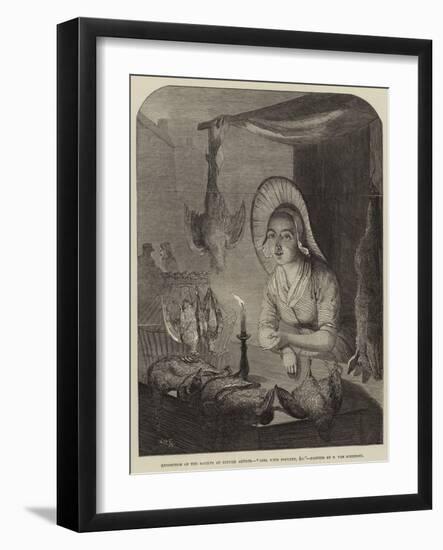 Girl with Poultry, Etc-Petrus van Schendel-Framed Giclee Print