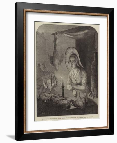 Girl with Poultry, Etc-Petrus van Schendel-Framed Giclee Print