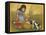 Girl with Puppy-David Lindsley-Framed Premier Image Canvas