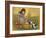 Girl with Puppy-David Lindsley-Framed Giclee Print