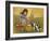 Girl with Puppy-David Lindsley-Framed Giclee Print