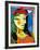 Girl with Red Beret-Pablo Picasso-Framed Art Print