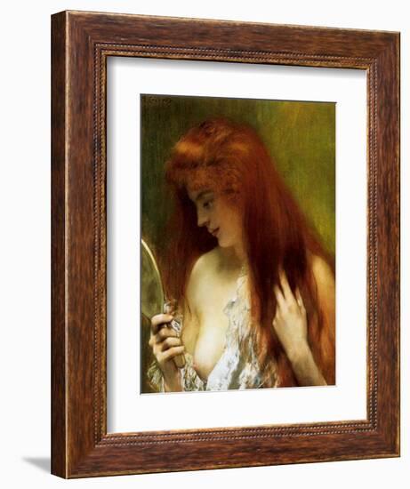 Girl with Red Hair-Henri Gervex-Framed Giclee Print